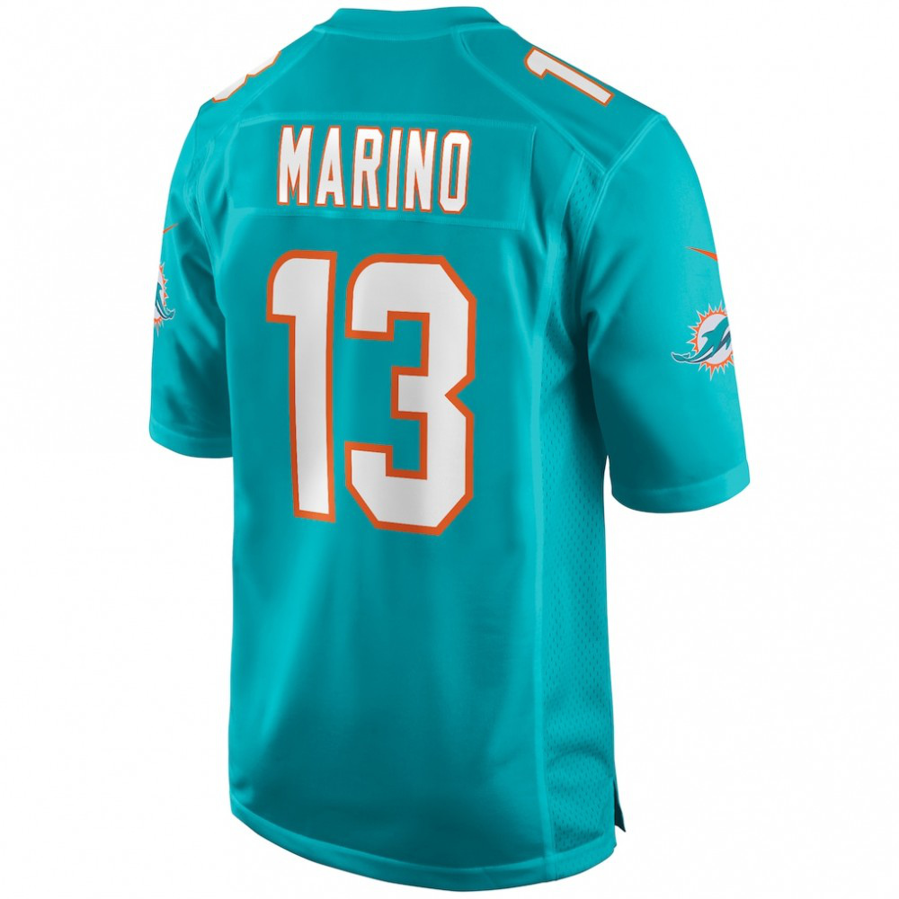 Dan Marino Miami Dolphins Nike Game Retired Player Jersey - Aqua-GridironStore